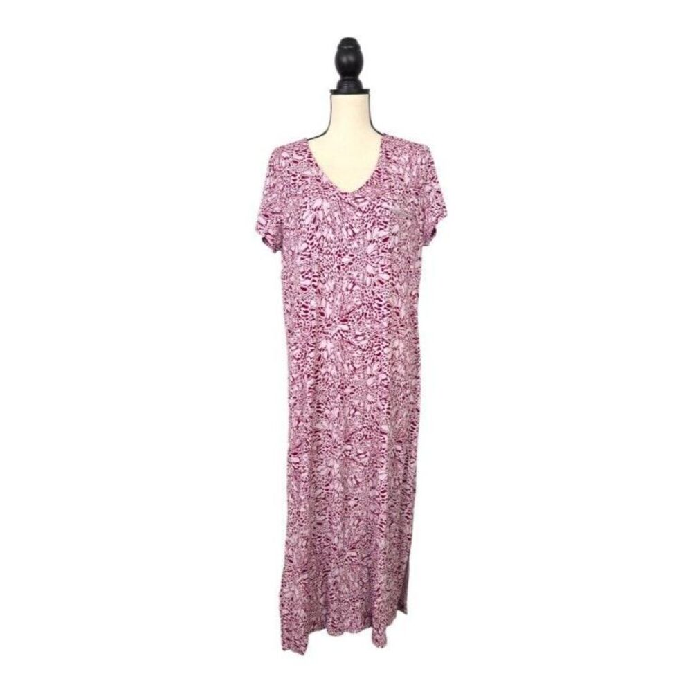 Soma Cool Nights Short Sleeve Long Sleepshirt Sz XL NWT Cozycore - Picture 2 of 8